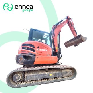 Minipelle Kubota KX 057-4 d'occasion vue 3/4 avant