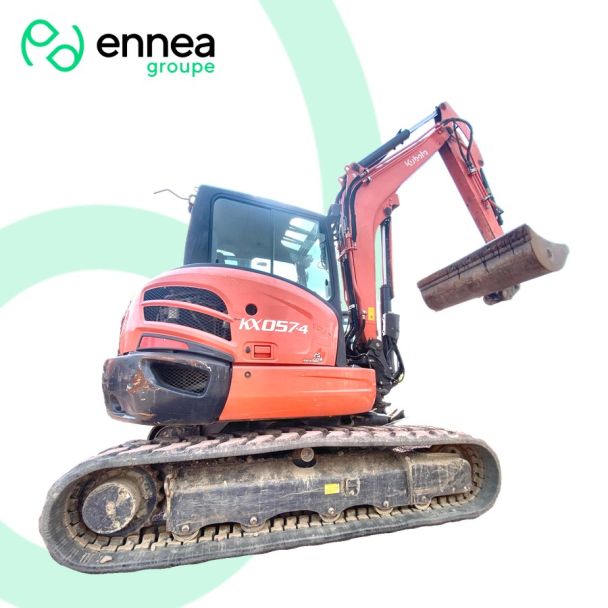 Minipelle Kubota KX 057-4 d'occasion vue 3/4 avant