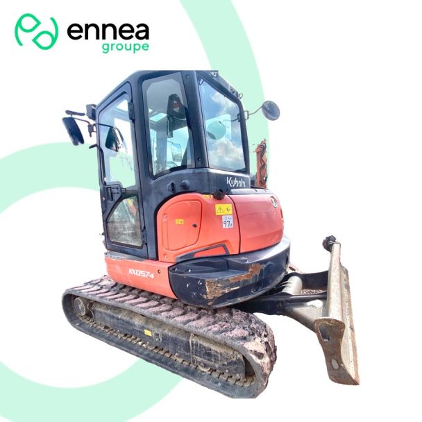 Minipelle Kubota KX 057-4 d'occasion vue 3/4 arrière