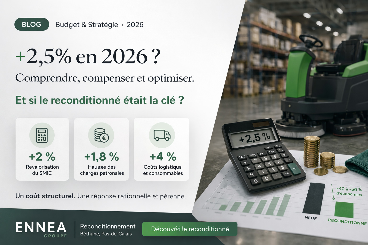 Votre prestataire applique une hausse de +2,5 % : comment l'absorber sans rogner sur votre niveau de service